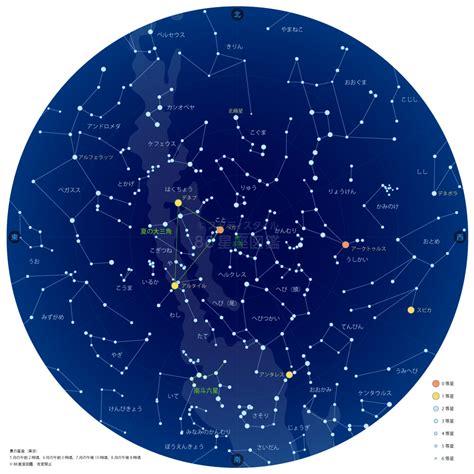 夏至 星座|夏の星座の見つけ方｜やさしい88星座図